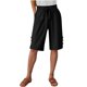 thumbnail image 1 of Pantalones de la Cintura Elástica de las Mujeres Medio Pantalones Cortos Botones de la Cintura Elástica de Verano Lino Bolsillos Pantalones, Lino de Algodón, 1 of 7