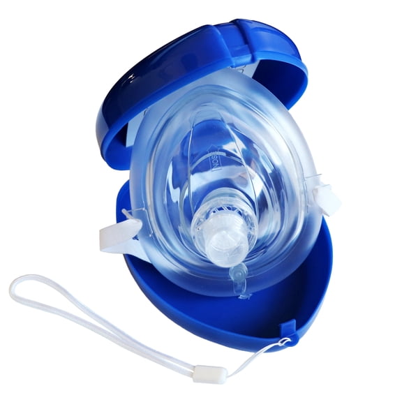AVEEN CPR Mask with One-Way Valve – Compact Emergency Face Shield for First Aid, Rescue Breathing, and Safety Preparedness