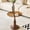 Brown,Walnut, variant on CQSXDA Modern 19.6 Inch Small Metal Side Table With Round-Edge Design and Glass Top For Living Room And Bedroom Use, Gold, Transparent