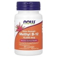 thumbnail image 1 of NOW Foods, Methyl B-12, Extra Strength, 10,000 mcg, 60 Lozenges, 1 of 5