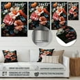 thumbnail image 4 of Designart "Dream of Pink and Blue Wildflowers II" Floral Metal Wall Art, 4 of 5