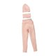 thumbnail image 4 of Ropa de muñecas femeninas a escala 1/6, traje de Yoga completo, ropa de muñeca, traje, disfraz para muñecas de mujer de 12 pulgadas, ropa de vestir 3 piezas rosa Sunnimix Traje de muñeca femenina, 4 of 8