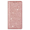 thumbnail image 3 of SaniMore Magnetic Flip Wallet Case for iPhone 14 Pro Max 6.7", PU Leather Ultra-Thin Glitter Cover Buil-in Card Slot & Kickstand Shockproof Protective Shell for iPhone 14 Pro Max, Rosegold, 3 of 8
