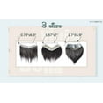 thumbnail image 4 of viviabella Frontal Hairpiece for men Natural Black Hair Extension Hairline Loss Straight Tape in Human Hair Toppers Replacement Toupee (2.8"x6" 6inch,Natural Black), 4 of 6