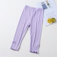 thumbnail image 2 of EnJoCho Soft Pants Girls 8 Toddler Girls Seven Pants Bottoming Pants Summer Thin Model Children's Pants Summer Baby Softy Pants, 2 of 5