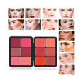 thumbnail image 4 of 12-color Blush Palette Skin-friendly Brightening Complexion Multicolor Rogue Plate Concealer Plate, 4 of 5