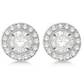 thumbnail image 3 of Vintage Boucles d'Oreilles Rondes en Diamant, Vestes en Or Blanc 14k (0.22ct), 3 of 4