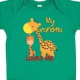 thumbnail image 4 of Inktastic My Grandma Loves Me Giraffe Boys or Girls Baby Bodysuit, 4 of 5