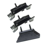 CF Advance Compatible with 87-93 Ford Bronco F150 F250 F350 5.0L 5.8L Engine Motor and Transmission Mount Set 3PCS 2557 2564x2 1987 1988 1989 1990 1991 1992 1993