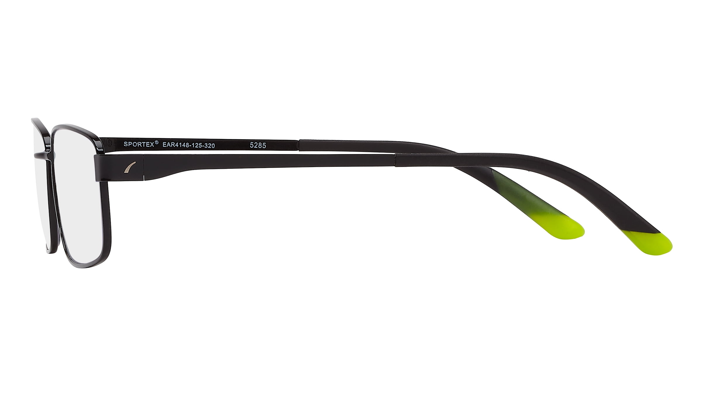 SAV Sportex Blue Light Reading Glasses, Stainless Steel Rectangle Frame, AR4148, +1.75, Sport Green