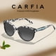 thumbnail image 5 of Lentes de Sol CARFIA Acetato Blanco y Negro Ojo de Gato Polarizados para Mujer, 5 of 9