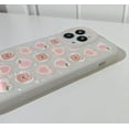thumbnail image 4 of Compatible with iPhone 11 Pro Max Case,Cute Girls Women Peach Bear Love Heart Pattern with Pearl Strap Bracelet Chain Sparkly Phone Case Camera Protect, 4 of 7