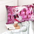 thumbnail image 3 of Hazbin Hotel Pillowcases Soft Pillow Holder Decorative Cushion Cover Home Decor Rectangular Throw Pillow Covers 14"X20", 3 of 9