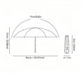 thumbnail image 3 of Japan Pencil Umbrella, Ultra Light Mini Travel Umbrella with UPF 50+ Sun Protection Compact Folding Pocket Parasol for Rain Shin Portable for Handbag Backpack Commute Beach Blue, 3 of 9