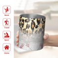 thumbnail image 5 of 12oz Coffee Tumblers Leopard Print and Baseballs Pattern Stainless Steel Vacuum Insulated Travel Tumbler Coffee Cups Mug with Lid and Straw with Cleaning Brush for Cold & Hot Drinks, 5 of 5