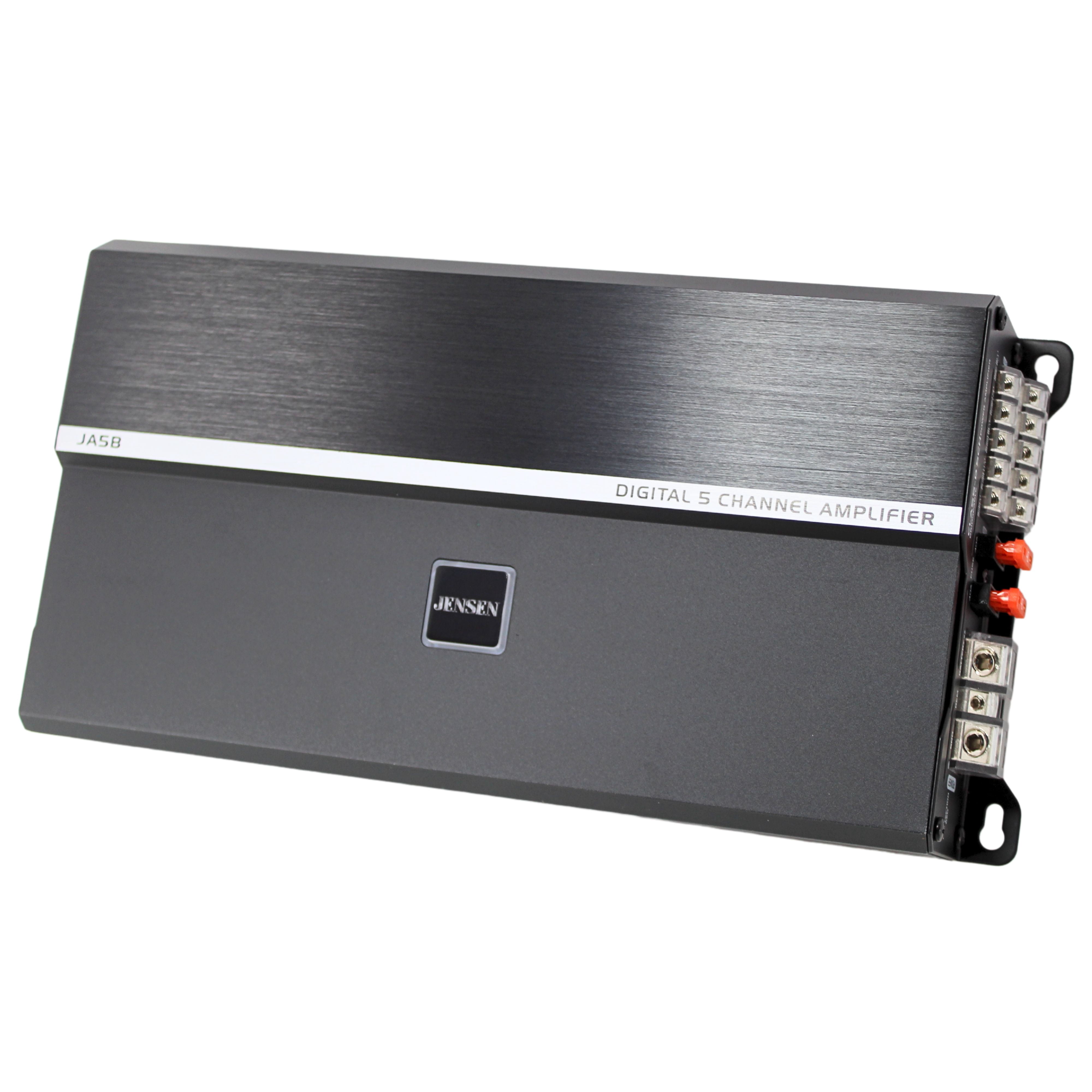 Jensen 5-Channel 815 Watts Class D RGB Amplifier w/ Bluetooth App Control