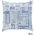 thumbnail image 3 of Surya Mind Games Poly Fill 22" Square Pillow in Cobalt, 3 of 5