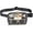 black, variant on Clear Belt Bag Stadium Approved for Women Men With Adjustable Strap - Fanny Pack Crossbody Waist Bag for Concerts, Sports, Travelling, Hiking, Running (brown)