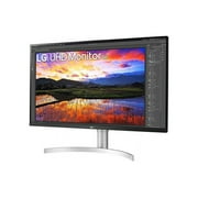 LG 32” Ultra-Fine UHD IPS HDR Monitor with FreeSync - White