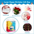 thumbnail image 3 of WaaHome Happy Birthday Gift Bag with Handle and Tissue Paper-11.5" Colorful Cupcake Large Birthday Gift Bag for Baby Girls Boys Kids Women Men Birthday Wrapping Paper Bags Birthday Party Favors, 3 of 7