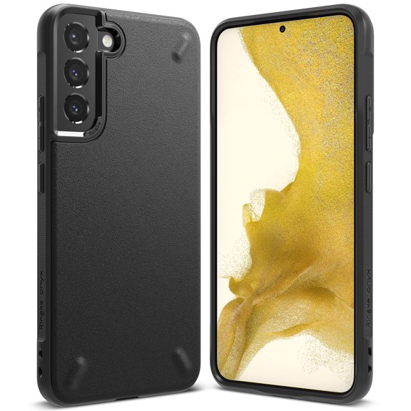 Ringke Onyx Case Compatible with Samsung Galaxy S22 Plus, Tough Rugged TPU Heavy Duty Protective Cover - Black