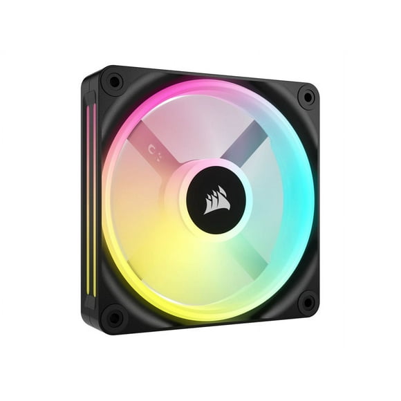 CORSAIR iCUE LINK QX120 RGB - Case fan - with temperature sensor - 120 mm - black