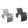 thumbnail image 1 of stanreset Fauteuil Inclinable Housse Élastique Réglable Sangles Anti-Dérapant Lavable Maison Hôtel Meubles Fauteuil Poussière Tache Slipcovers Mat Gris Foncé S, 1 of 7