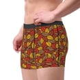 thumbnail image 2 of Uemuo Fall Leaves Pattern Men's Boxer Briefs,Trunk Anti-Chafing,Comfortable, Durable, and Stylish Underwear-Large, 2 of 9
