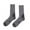 Dark Gray, variant on Lroveb Mens Athletic Crew Socks Fuzzy Men's Socks Wicking Sweat Breathable Casual Sports Mid Tube Socks