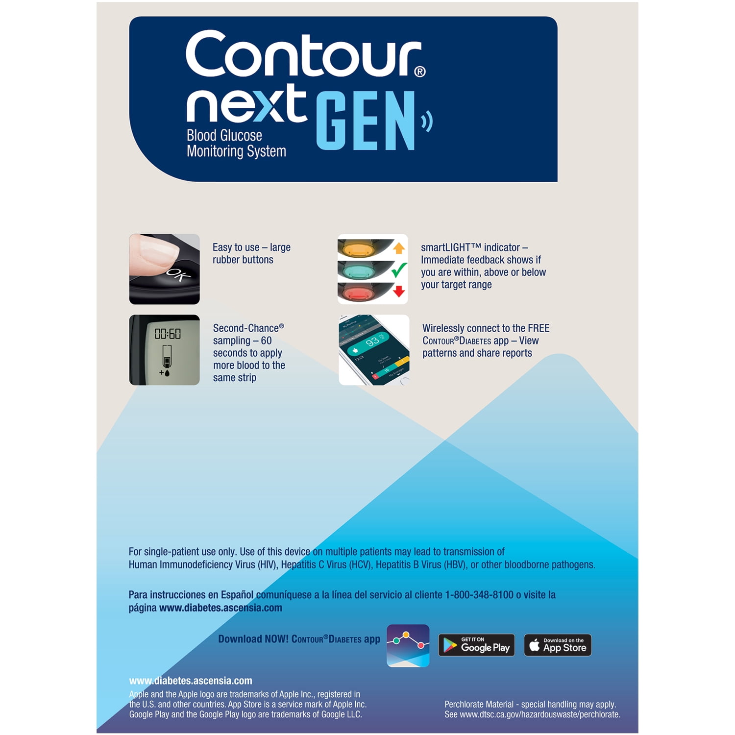 Contour Next Gen Blood Glucose Monitor Value Pack in Nepal at NPR 5152