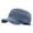 Light Blue, variant on Denim Cadet Hat for Men Women Vintage Distressed Military Army Cap