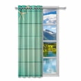 thumbnail image 2 of MKHERT Summer on Vintage Wood Blackout Window Curtain Drapes Bedroom Living Room Kitchen Curtains 52x84 inch, 2 of 2