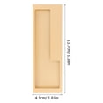 thumbnail image 2 of FUTUREORYY 2pcs Room Cabinet Handles Zinc Alloy Golden Recessed Installation Household Use, 2 of 6