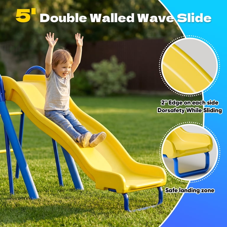 Swing Sets,Fashionsport Outfitters Heavy-Duty Metal Swing sets for