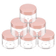 thumbnail image 1 of Beauticom 60 Gramos/60 ML (2 Oz) Frascos Redondo de Plástico Transparente a Prueba de Fugas con Tapas Azules Jormftte CPB-US-HPP226-3, 1 of 5
