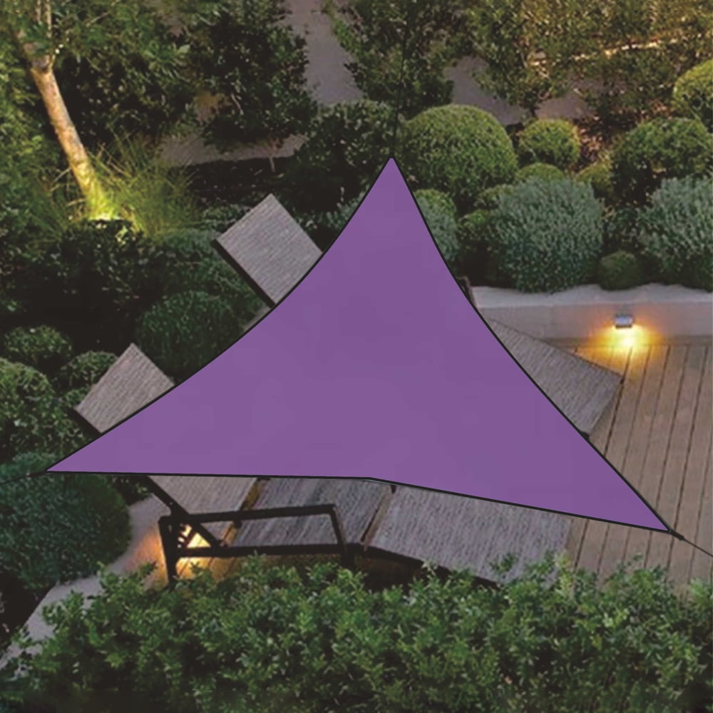 Outdoor Shade Sunscreen Waterproof Triangular UV Sunshine Shade Garden Sail Tent 