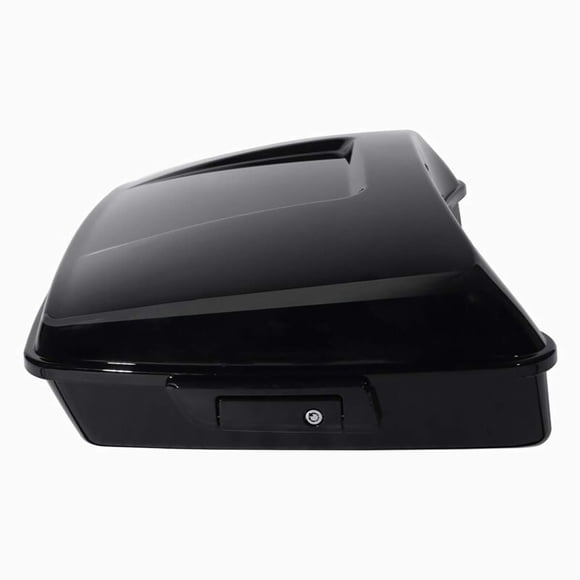 XFMT-moto-part 10.7" Chopped Tour Pack Trunk W/Black Latches For Harley Tour Pak Touring Models Electra Street Glide Road King 2014-Later
