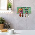 thumbnail image 3 of Kinda Busy Being Kindergarten Teacher and Pomeranian Mom Wood Key Holder Pom Dog Lover Gifts Wall-mounted Key Rack Home Decor - 02005, 3 of 5