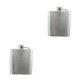 thumbnail image 2 of Cateissary Petaca de acero inoxidable Flagon Portable Wine Whisky Pot Bottle Drinkware 8 oz 2Conjunto, 2 of 6