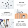 thumbnail image 3 of OUNONA Chic Stainless Steel Cutlery Set for Kitchen Use Silver Reusable Easy to Clean 1 Knife 1 Fork 2 Spoons, 3 of 8