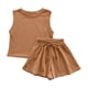 thumbnail image 1 of Odeerbi 1-8 Años Niños Niñas Conjuntos de Verano Camisetas de Tirantes Pantalones Cortos Conjunto de Dos Piezas Suave Conjunto de Dos Piezas Shorts Suaves, 1 of 4