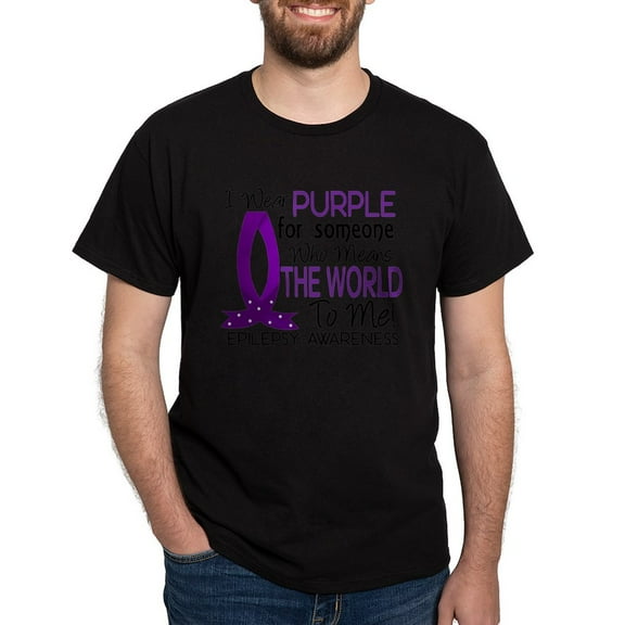 CafePress - Means World To Me 1 Epilepsy Shirts T Shirt - Men's Classic Graphic Cotton T-Shirt