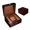 thumbnail image 5 of Luxury Wood Single Slot Watch Storage Organizer Display w/ Removable Cushion, 5 of 6