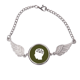 thumbnail image 1 of El cerebro crea combinaciones de letras Pulsera pulsera pulsera alas de ángel pulsera, 1 of 3