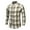 Green, variant on ZRGHAOYLQ Flannel Shirt Jacket Plaid Long Sleeve Lapel Button Down Shacket Big and Tall Classic Coat Outwear