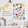 thumbnail image 7 of Coolnut Wildflowers Clipboard A4 Standard Size Decorative Clipboard with Low Profile Metal Clip for Students Men Women Classroom and Office Gifts, 7 of 7