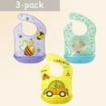 thumbnail image 5 of Amplim Infant & Baby Bibs, Waterproof, Convertible Drooling/Feeding Bib, Adjustable, Light Weight, BPA Free, Stain Resistant, Eco-Friendly, 3 Piece, 5 of 9