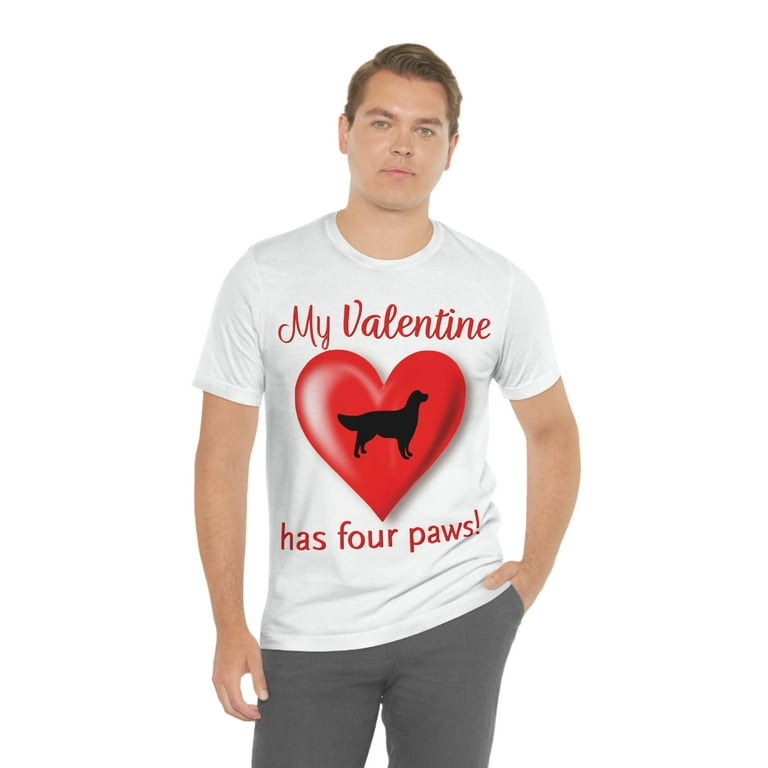 My Dog Is My Valentine Heart Paws For K9 Lovers T-Shirt My Dog Is My Valentine Heart Paws For K9 Lovers T-Shirt