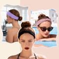 thumbnail image 6 of Unique Bargains Headbands for Women Elastic Non-Slip Headband Moisture-Wicking Athletic Hair Band Light Blue 6 Pcs, 6 of 7