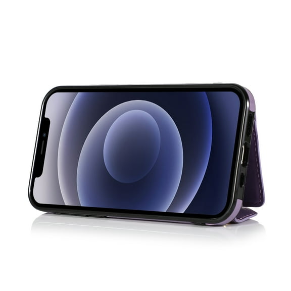 For Apple iPhone 11 Envelope Phone Wallet Case ID Money Holder Shoulder Strap